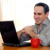Man with laptop